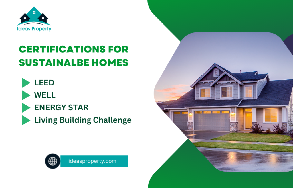 Essential Certifications for sustainable homes.