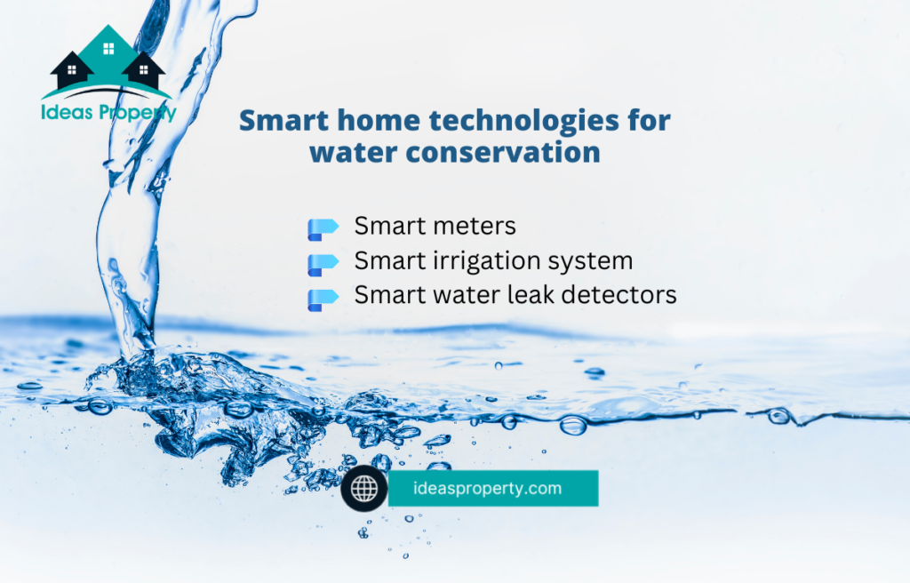 Contribution of smart home technologies in water conservation