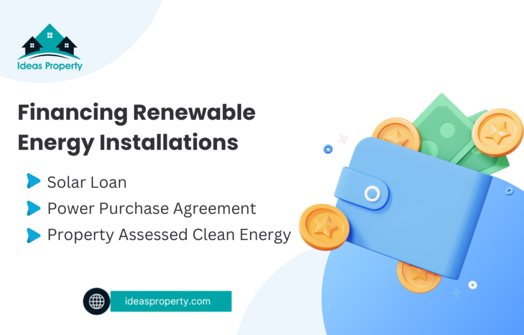 Financing methods of renweable energy installations